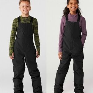 REI Timber Mountain Snow Bib Overalls pant XXS (4-5) Black UNISEX